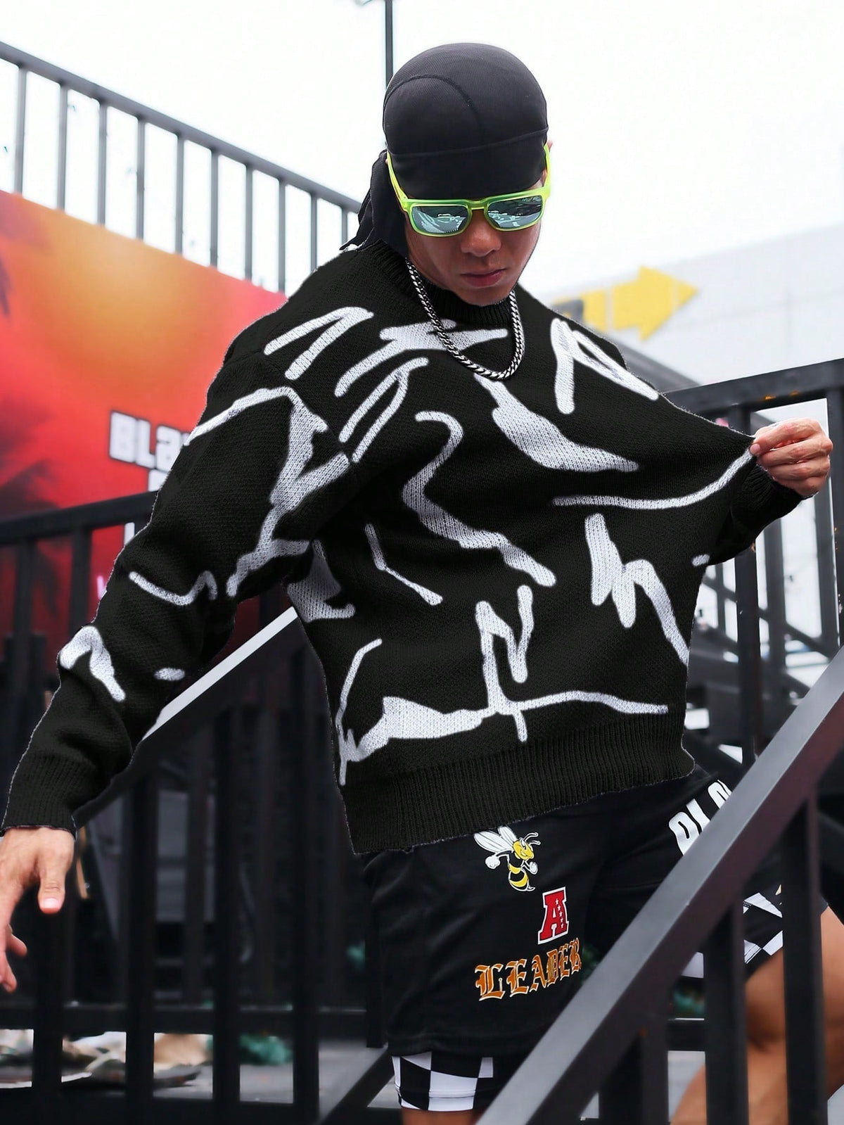 Men's Sweater with Graphic Print - Arvid - Image 10