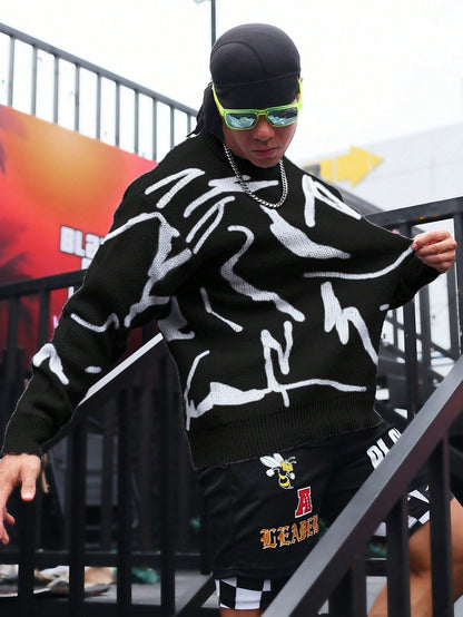 Men's Sweater with Graphic Print - Arvid - Image 10