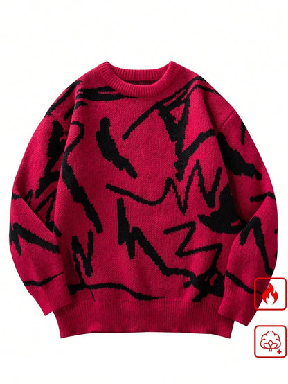 Men's Sweater with Graphic Print - Arvid - Image 19