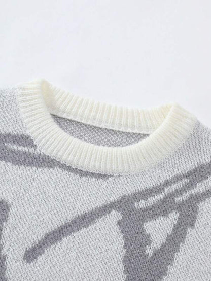 Men's Sweater with Graphic Print - Arvid - Image 3
