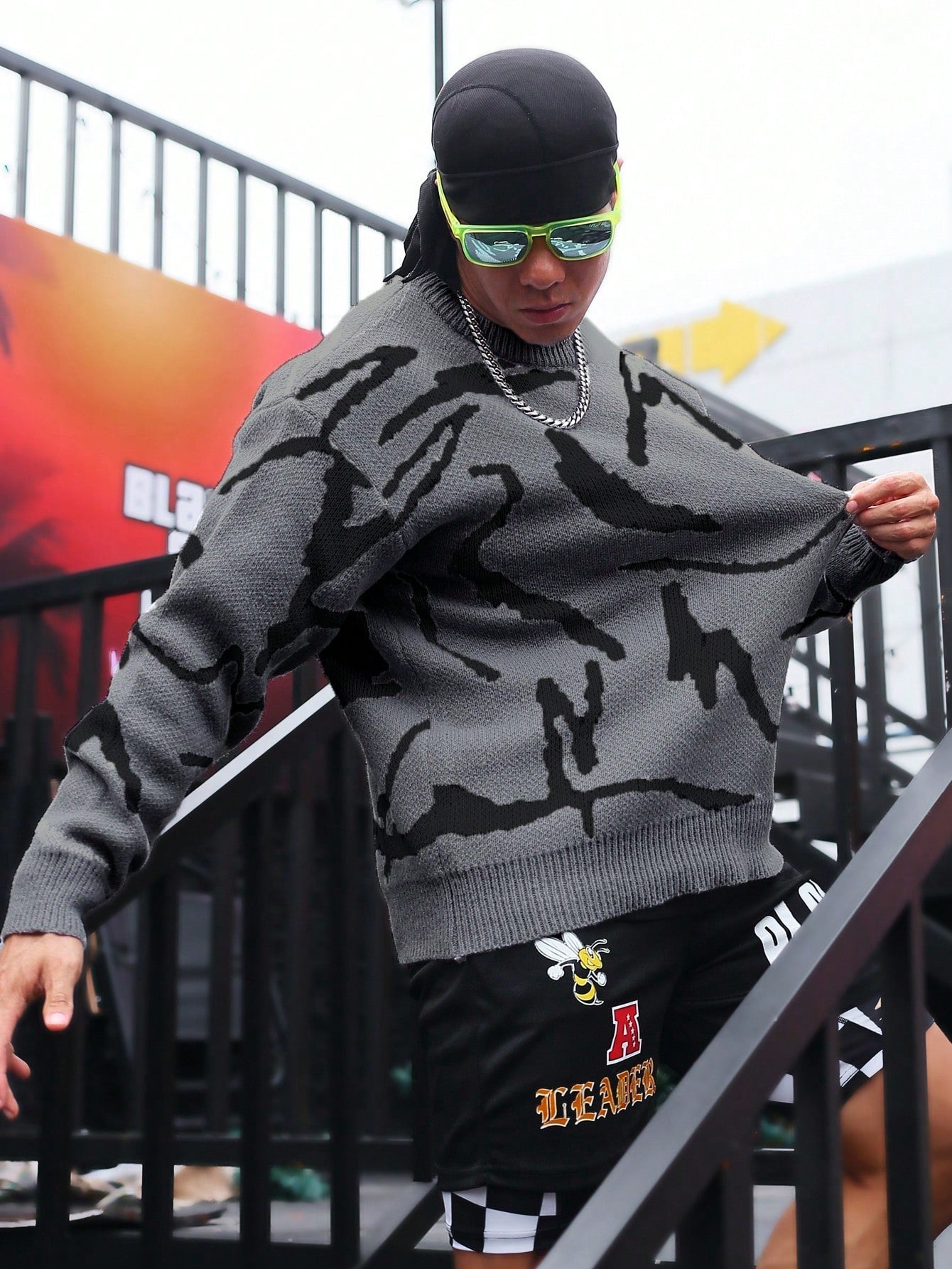 Men's Sweater with Graphic Print - Arvid - Image 8