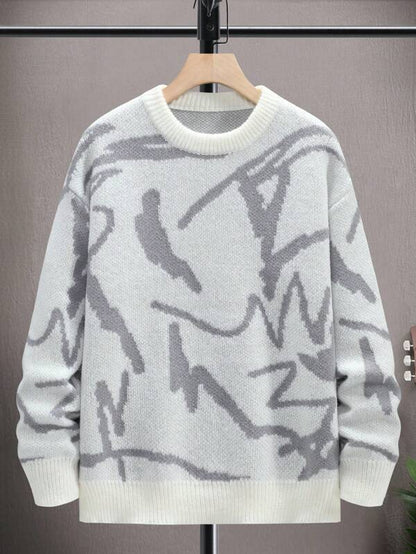 Men's Sweater with Graphic Print - Arvid - Image 1