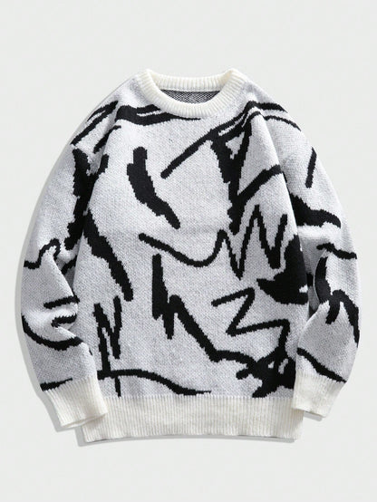 Men's Sweater with Graphic Print - Arvid - Image 15
