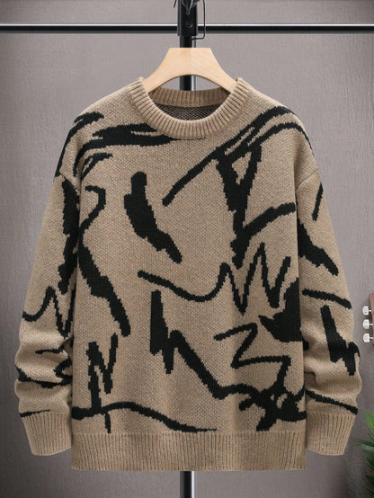 Men's Sweater with Graphic Print - Arvid - Image 11