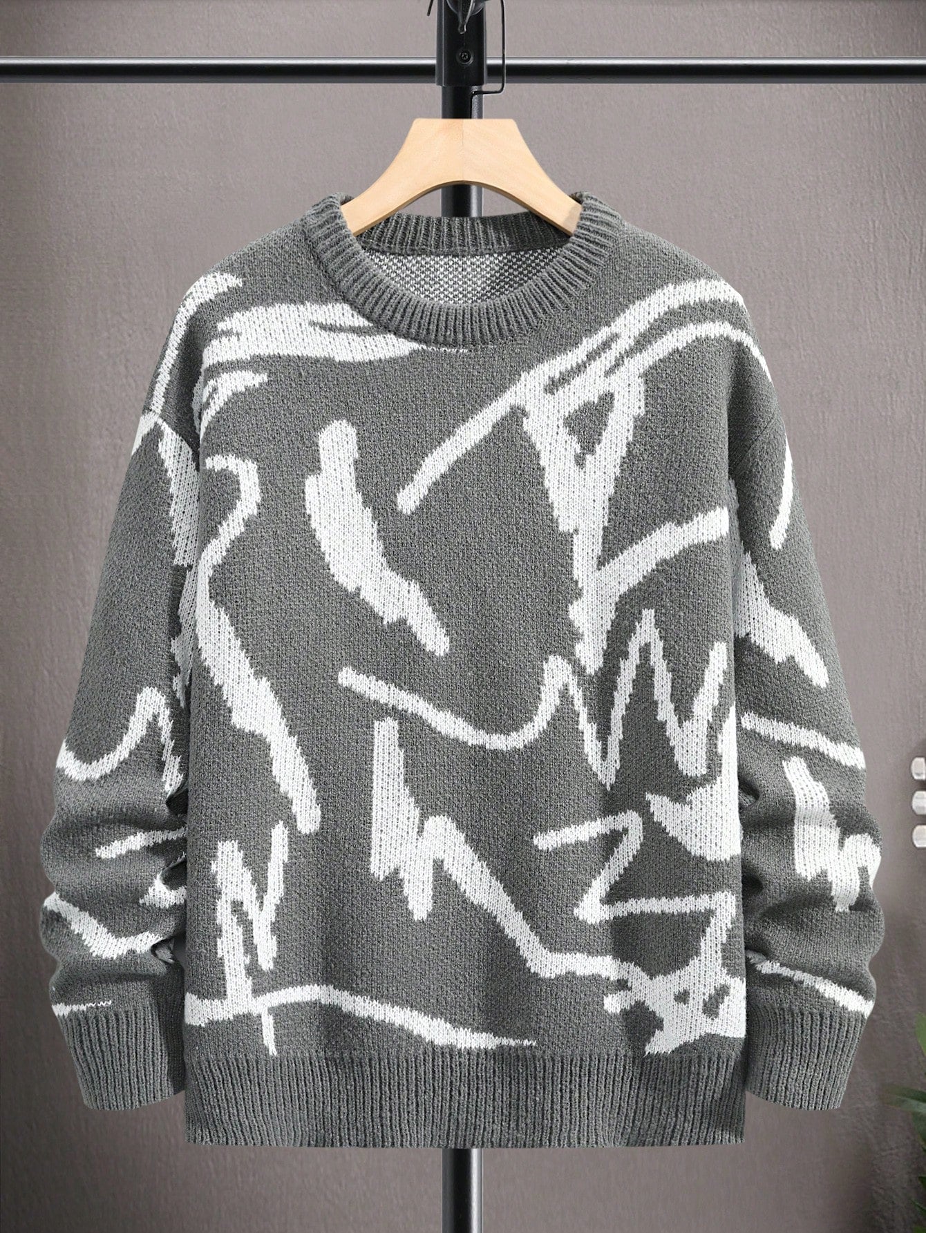 Men's Sweater with Graphic Print - Arvid - Image 7