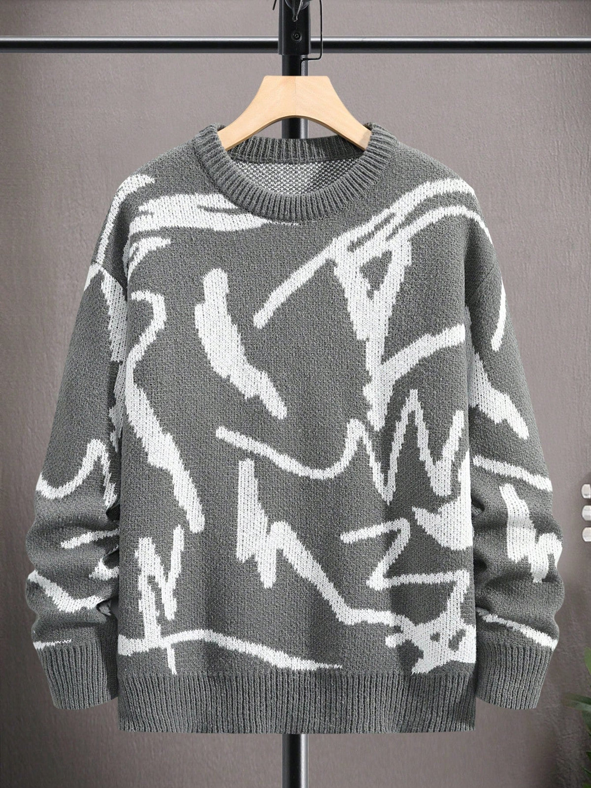 Men's Sweater with Graphic Print - Arvid - Image 7