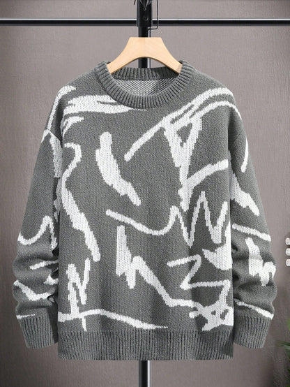 Men's Sweater with Graphic Print - Arvid - Image 7