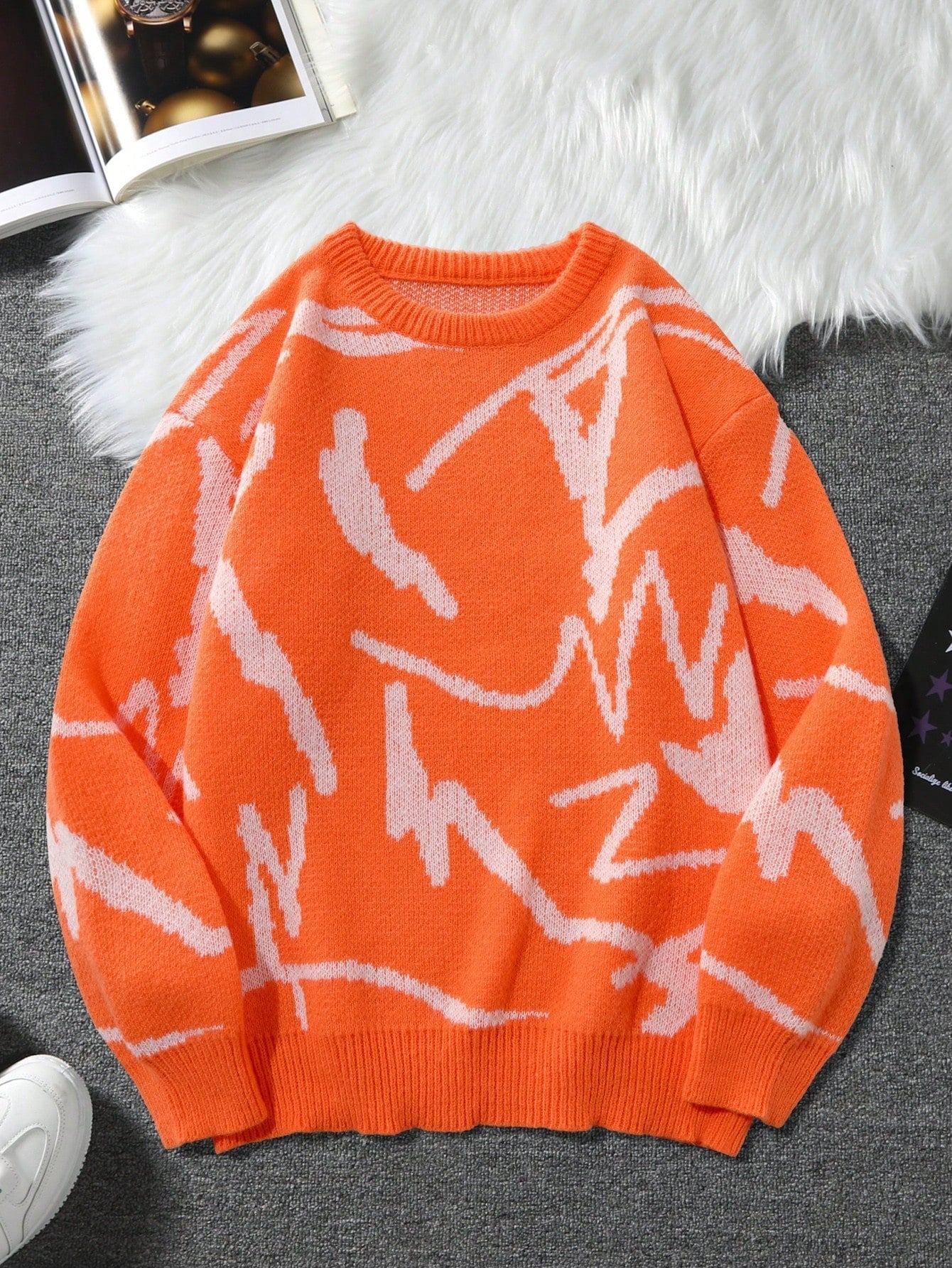 Men's Sweater with Graphic Print - Arvid - Image 16