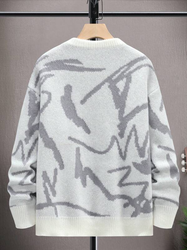 Men's Sweater with Graphic Print - Arvid - Image 2
