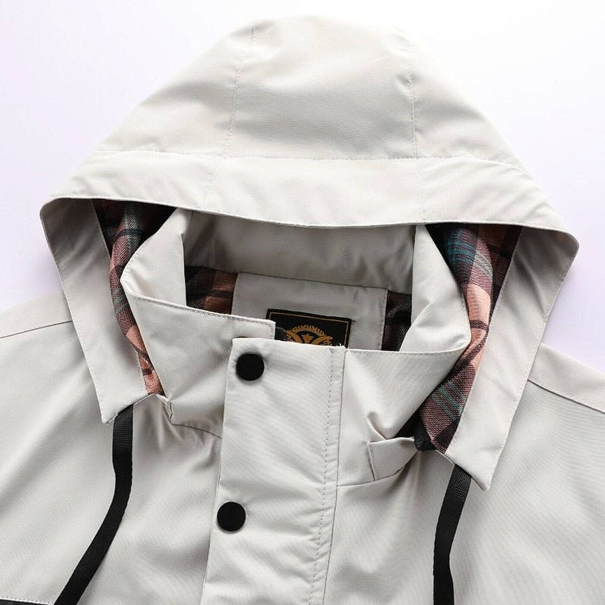 Men's Waterproof Hooded Quilted Jacket Windproof Outdoor Parka - Image 4