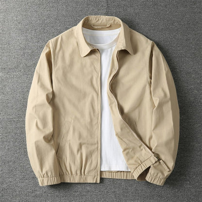 Men's Winter Coat Lightweight Zip-Up Bomber Jacket - Image 1