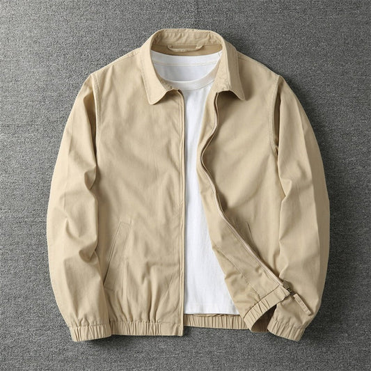 Men's Winter Coat Lightweight Zip-Up Bomber Jacket - Image 1