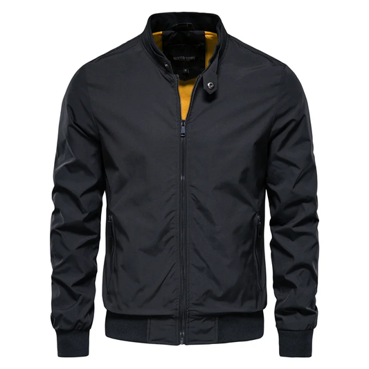 Men's Classic Lightweight Zip-Up Bomber Jacket - Image 1