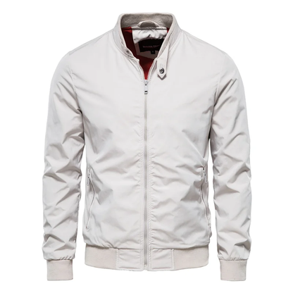Men's Classic Lightweight Zip-Up Bomber Jacket - Image 4