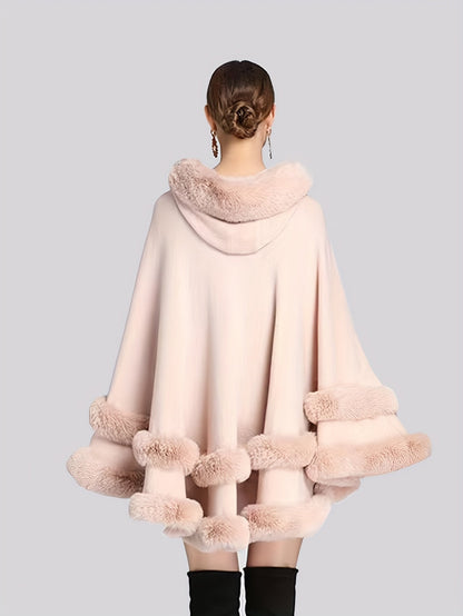 Oversized Furry Cape Jas for Women - Fiona - Image 7