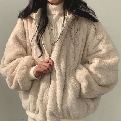 Reversible Ladies' Winter Coat with Hood - Isla - Image 10