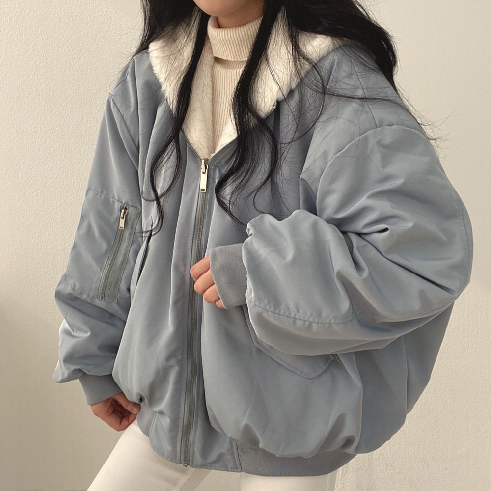 Reversible Ladies' Winter Coat with Hood - Isla - Image 6