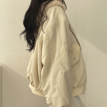 Reversible Ladies' Winter Coat with Hood - Isla - Image 8