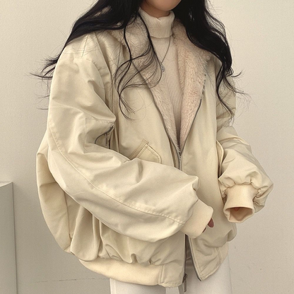 Reversible Ladies' Winter Coat with Hood - Isla - Image 9