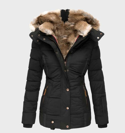 Slim Fit Ladies Winter Jacket with Hood - Aurora - Image 1