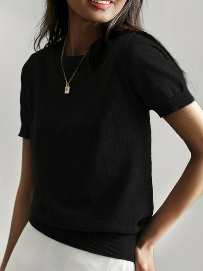 Spring Sweater with Short Sleeves - Mira - Image 16