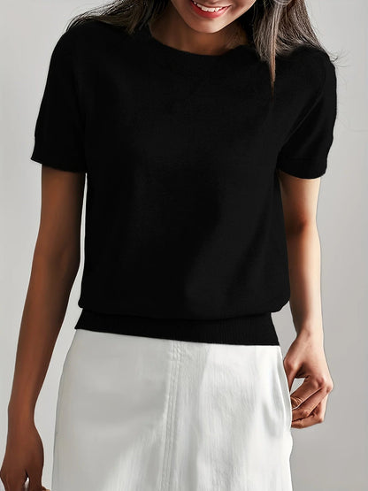 Spring Sweater with Short Sleeves - Mira - Image 18