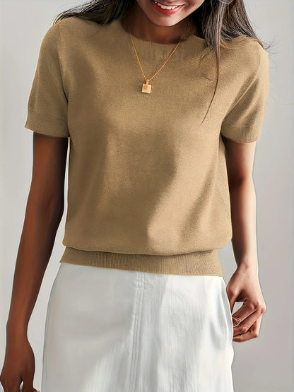 Spring Sweater with Short Sleeves - Mira - Image 3