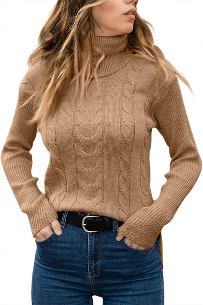 Stylish Knitted Women's Turtleneck - Denise - Image 15