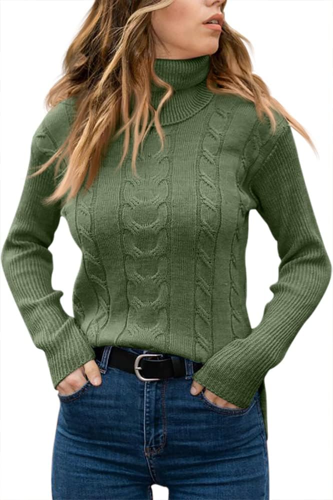 Stylish Knitted Women's Turtleneck - Denise - Image 27