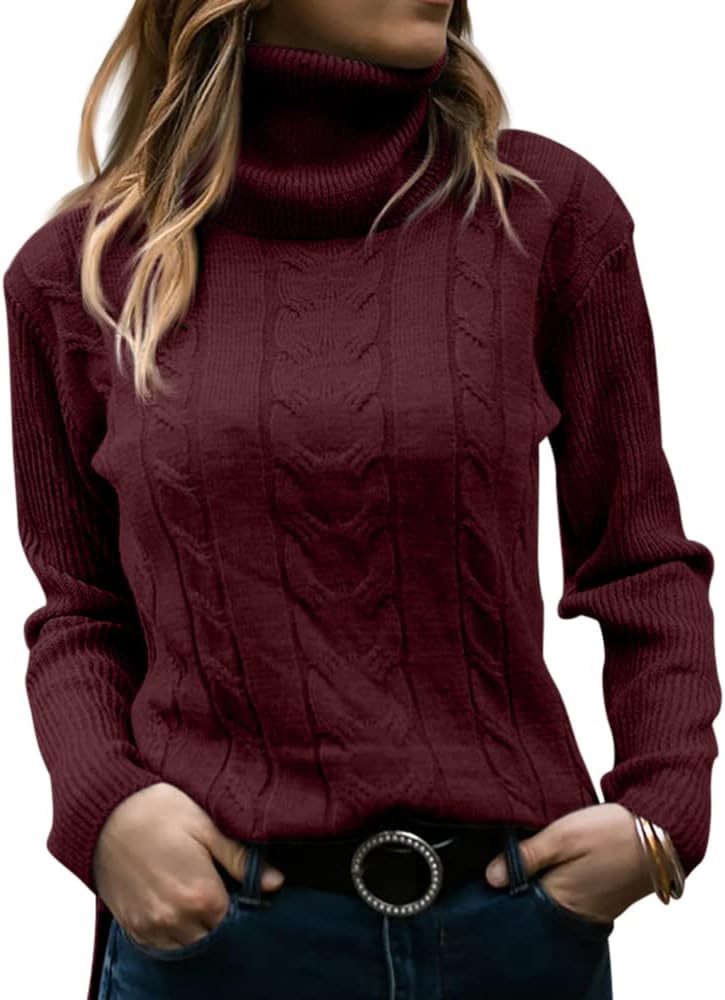 Stylish Knitted Women's Turtleneck - Denise - Image 3