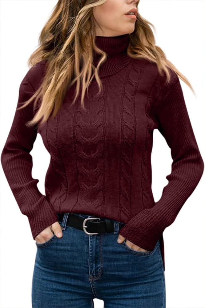 Stylish Knitted Women's Turtleneck - Denise - Image 4