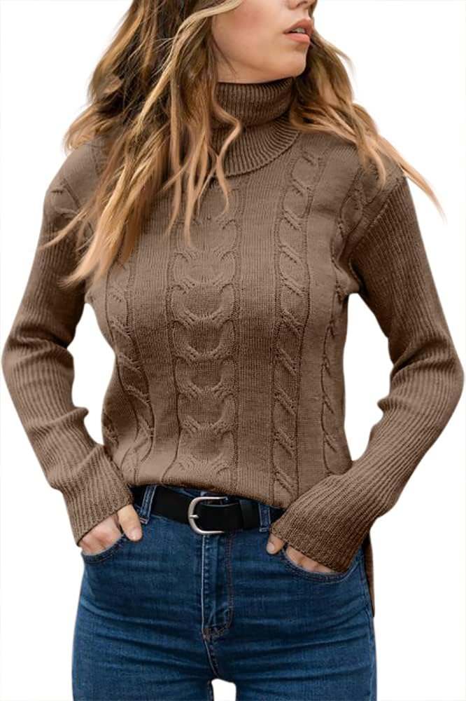 Stylish Knitted Women's Turtleneck - Denise - Image 6