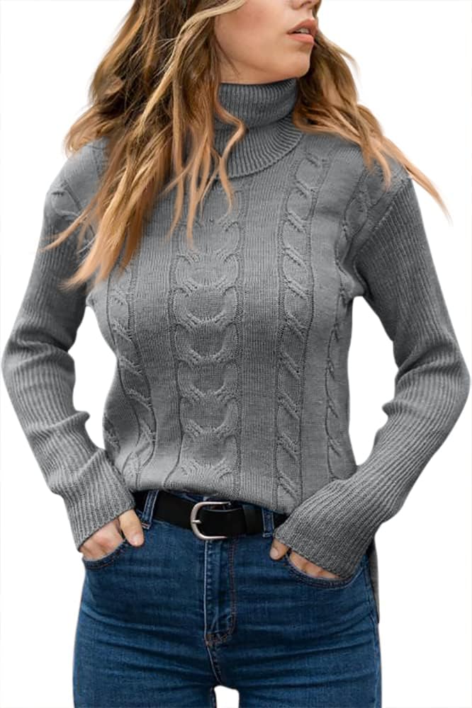 Stylish Knitted Women's Turtleneck - Denise - Image 9