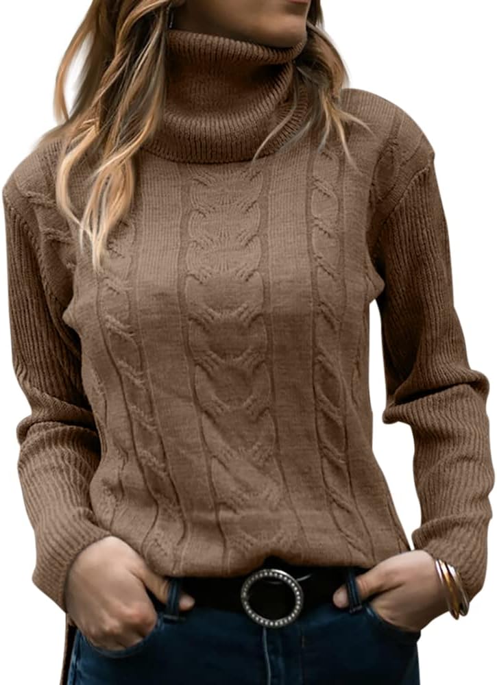 Stylish Knitted Women's Turtleneck - Denise - Image 5