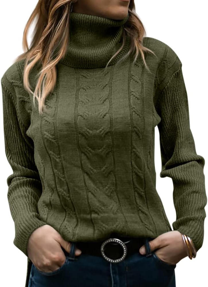 Stylish Knitted Women's Turtleneck - Denise - Image 16