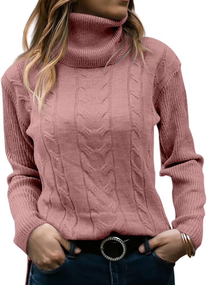 Stylish Knitted Women's Turtleneck - Denise - Image 12