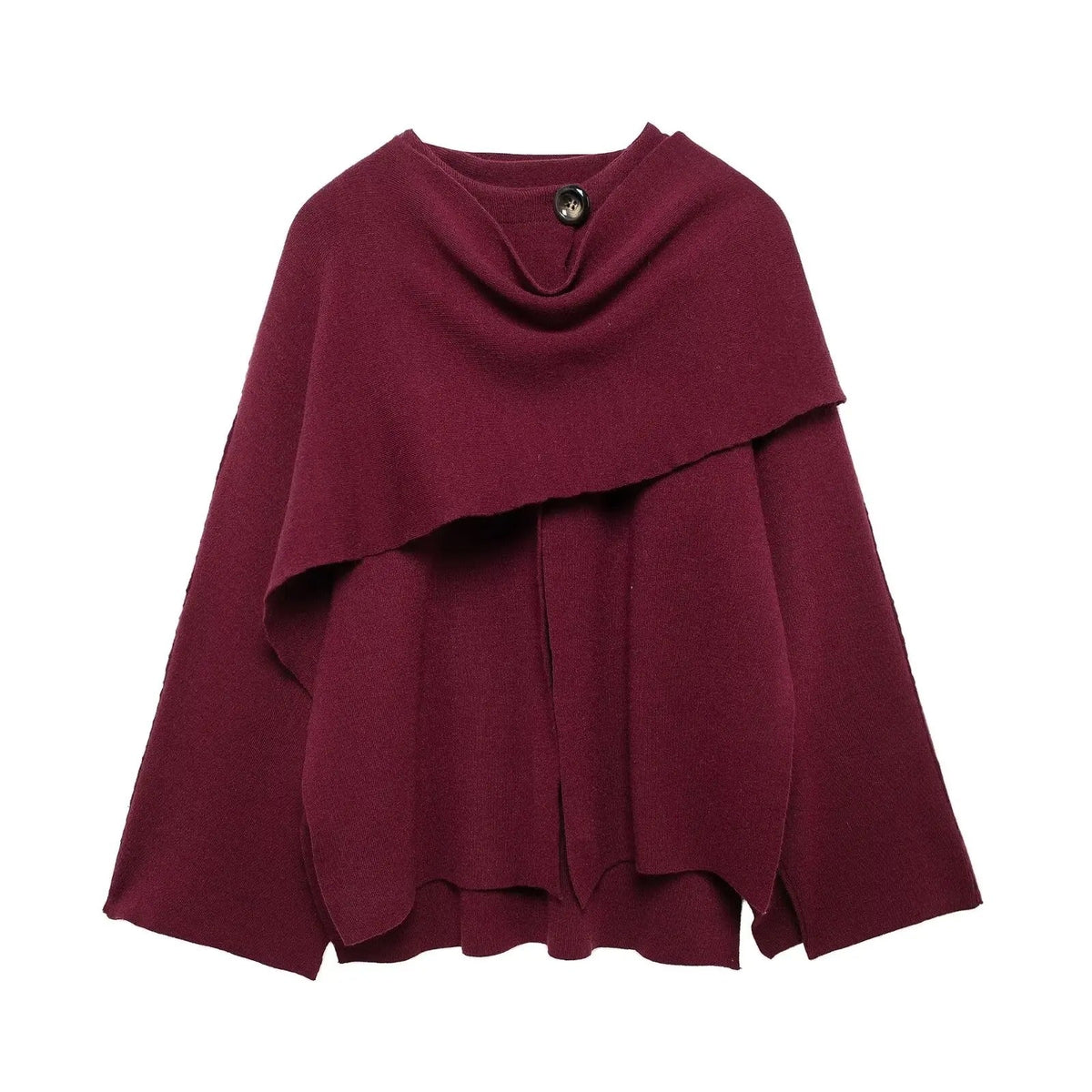 Stylish Ladies Winter Poncho - Ella - Image 11