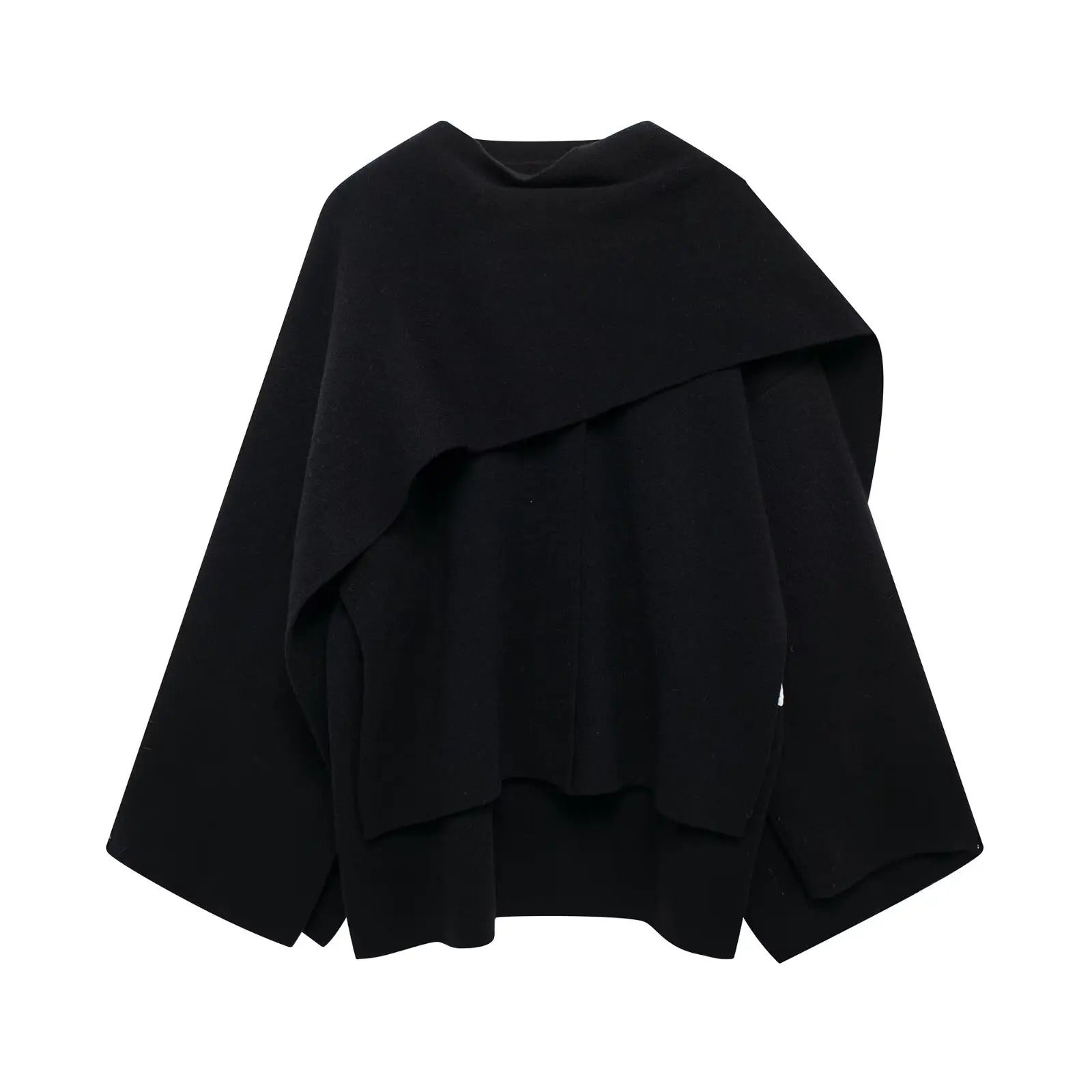Stylish Ladies Winter Poncho - Ella - Image 13