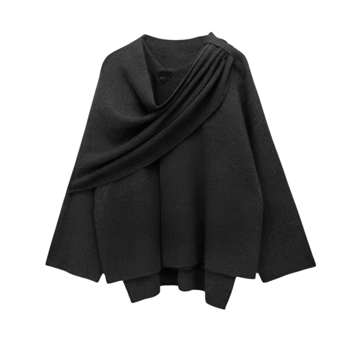 Stylish Ladies Winter Poncho - Ella - Image 9
