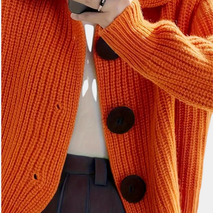 Trendy Orange Women's Jacket - Romy - Image 4