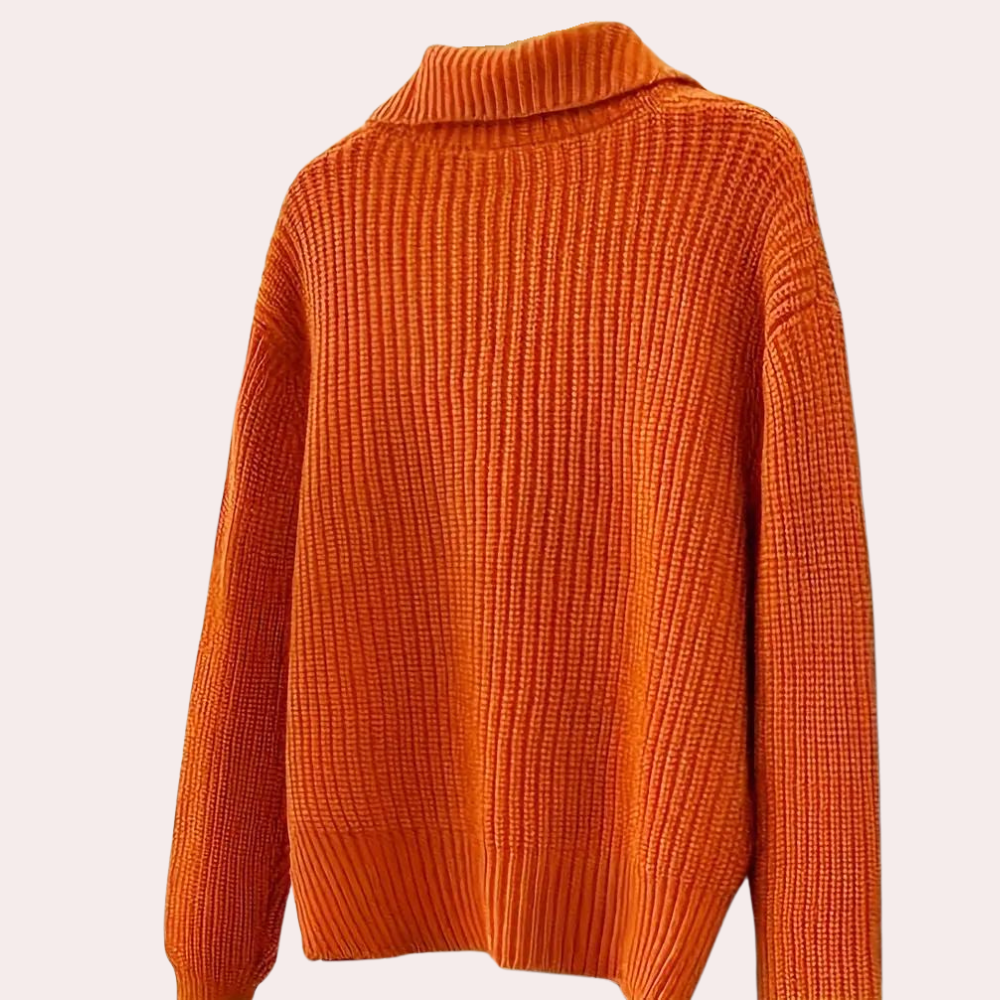 Trendy Orange Women's Jacket - Romy - Image 5