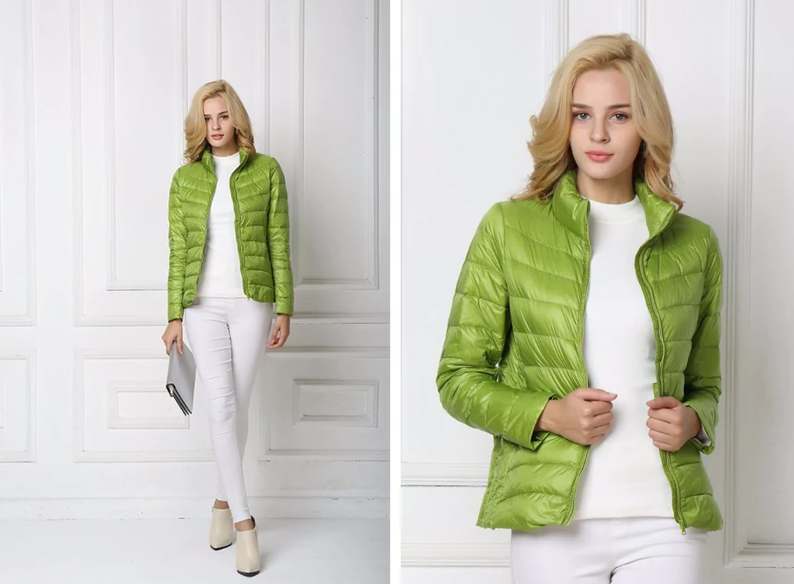 Urban Chic Lightweight Down Jacket - Diana - Image 12