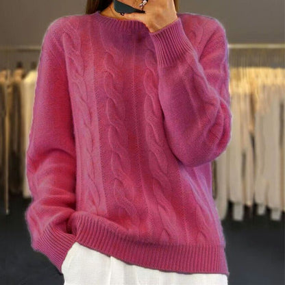 Warm Knitted Ladies Sweater - Bella - Image 6