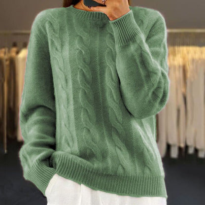 Warm Knitted Ladies Sweater - Bella - Image 3