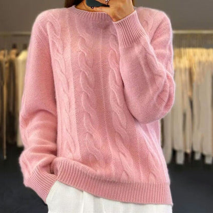 Warm Knitted Ladies Sweater - Bella - Image 4