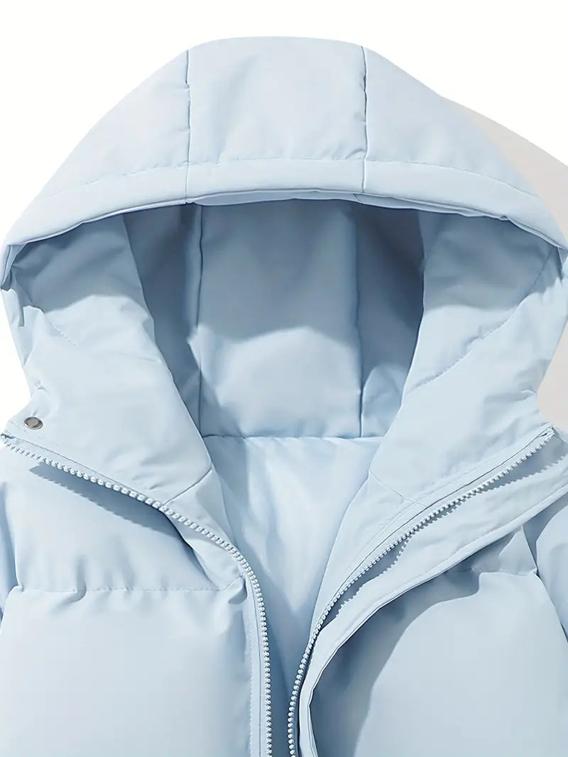 Warm Ladies Jacket with Hood - Aurelia - Image 11