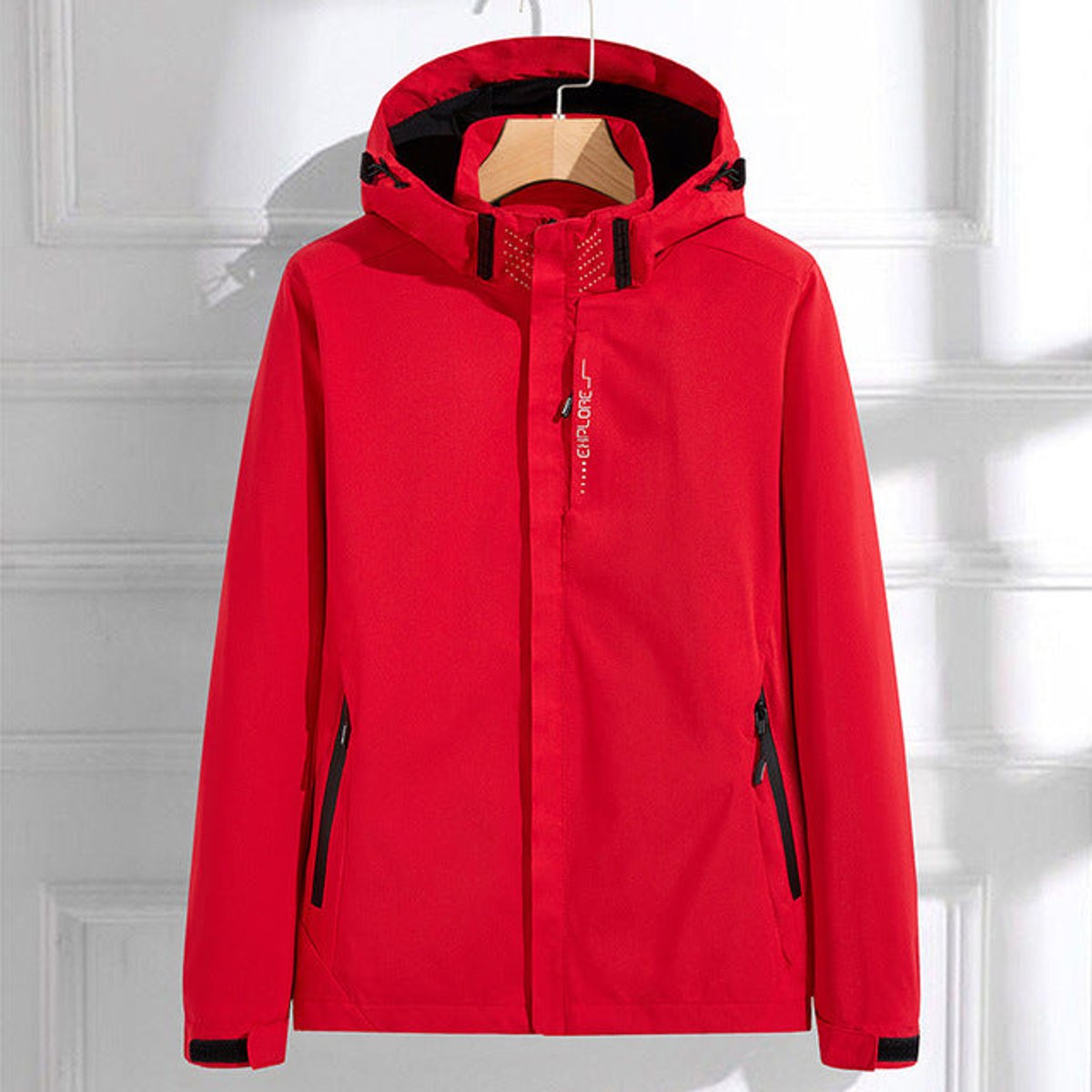 Women's Waterproof Hooded Adjustable-Fit Rain Jacket - Image 2