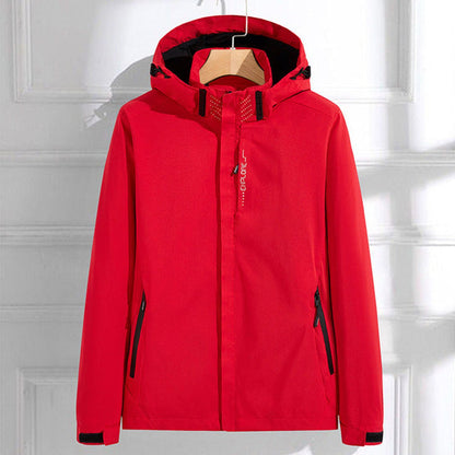 Women's Waterproof Hooded Adjustable-Fit Rain Jacket - Image 2